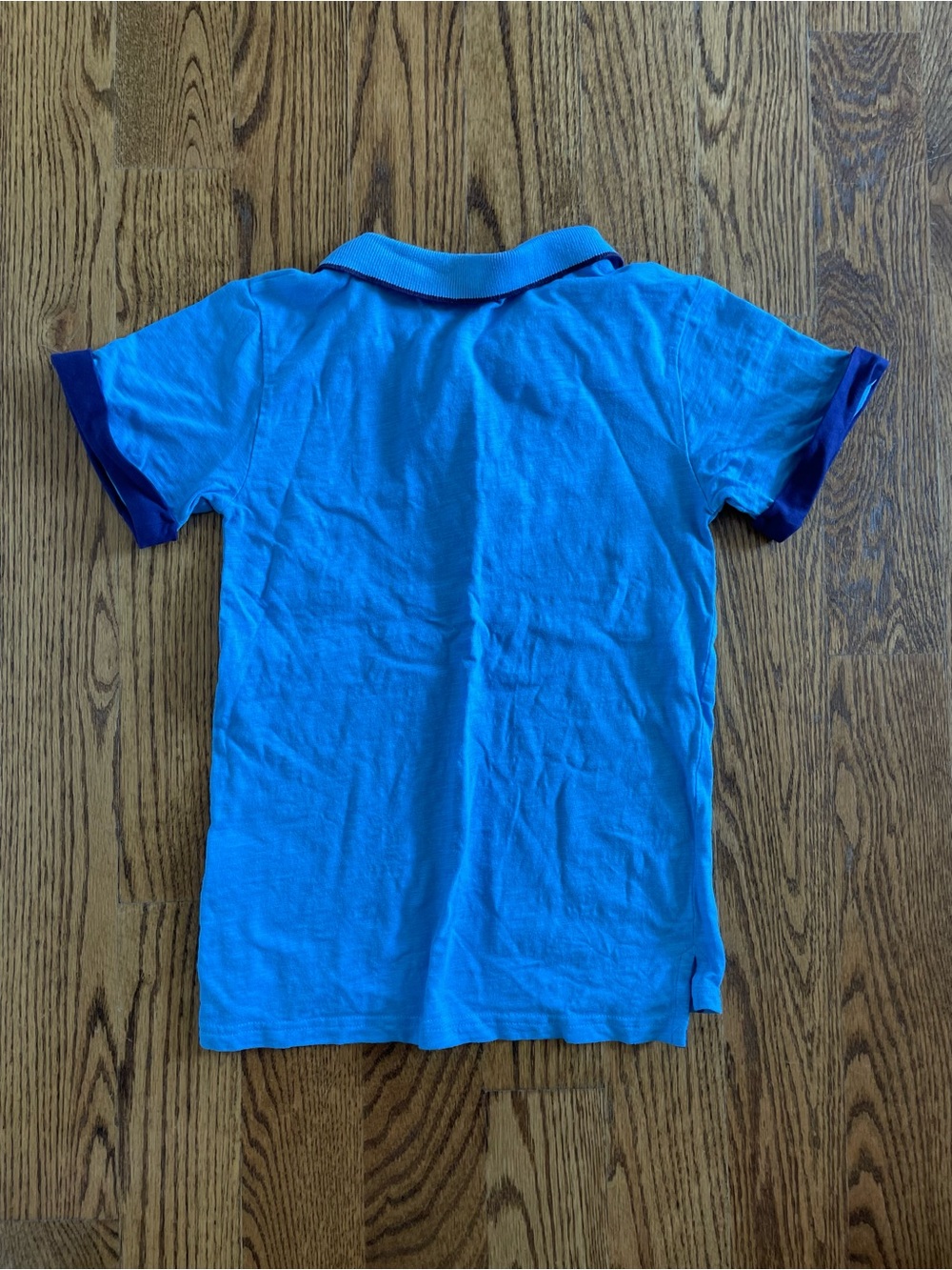 Appaman bright blue polo with navy trim size 12 - Picture 3 of 3